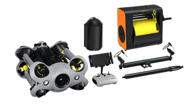 Chasing M2 S Avanceret sæt med 2 batterier, lysbar, robotarm, spil mm 200 meter kabel