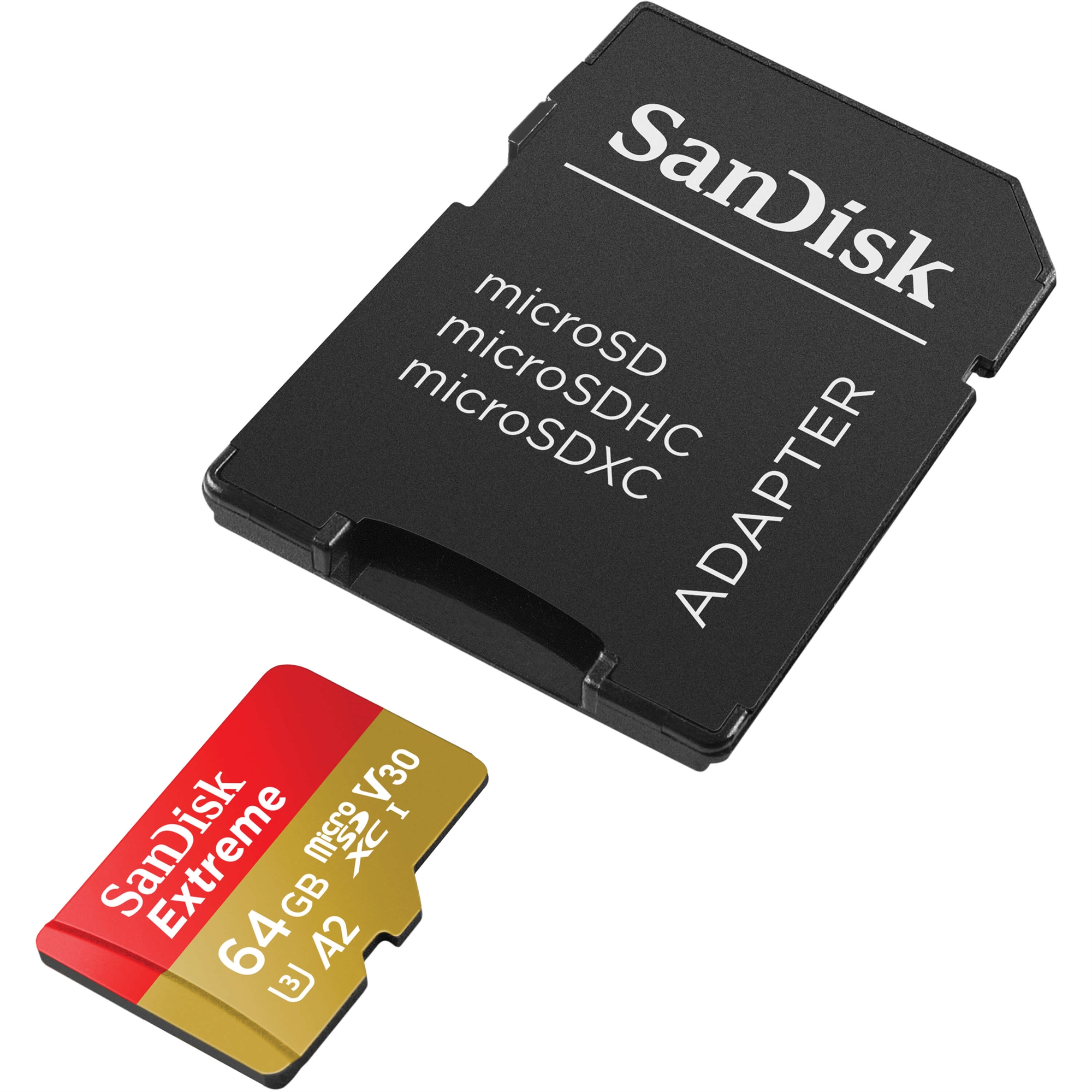 rødme Rodet Slapper af Sandisk 64GB microSD kort UHS-3 til DJI Mavic 2 og DJI Phantom 4 PRO droner