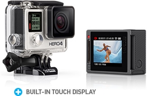 GoPro HD HERO4 SILVER Edition + GRATIS 16GB microSD kort! - med skærm