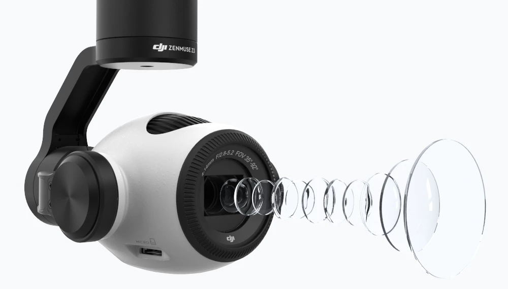 DJI Zenmuse Z3 zoom kamera til DJI Inspire 1