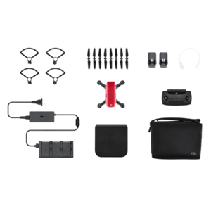 DJI Spark Combo - Rød farve Startpakke